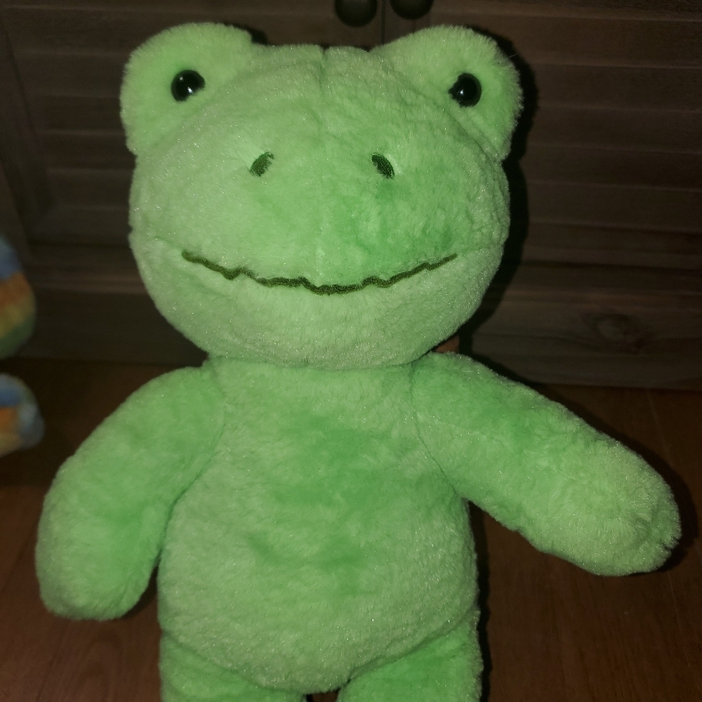 Build-A-Bear Green Frog Stuffed Animal - Picture 3 of 11